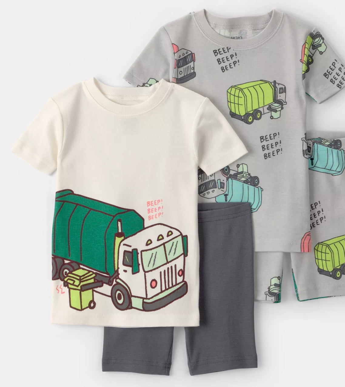 Carter’s Toddler Boys’ 4-Piece Truck Pajama Set